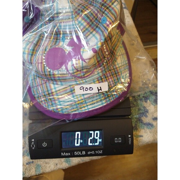 Disney Parks Authentic Original Mickey Mouse Purple Hat Adult Adjustable Cap - Picture 11 of 11